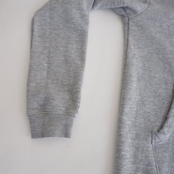 Vintage Y2K True Religion Grey Zip Up Cotton Blend Hoodie Sweatshirt L - Picture 8 of 11